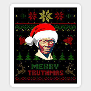 Sojourner Truth Merry Truthmas Funny Christmas Sticker